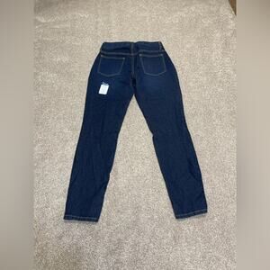 Classic Casual Lee pull on skinny jeans small dark wash nightfall blue jeans NWT